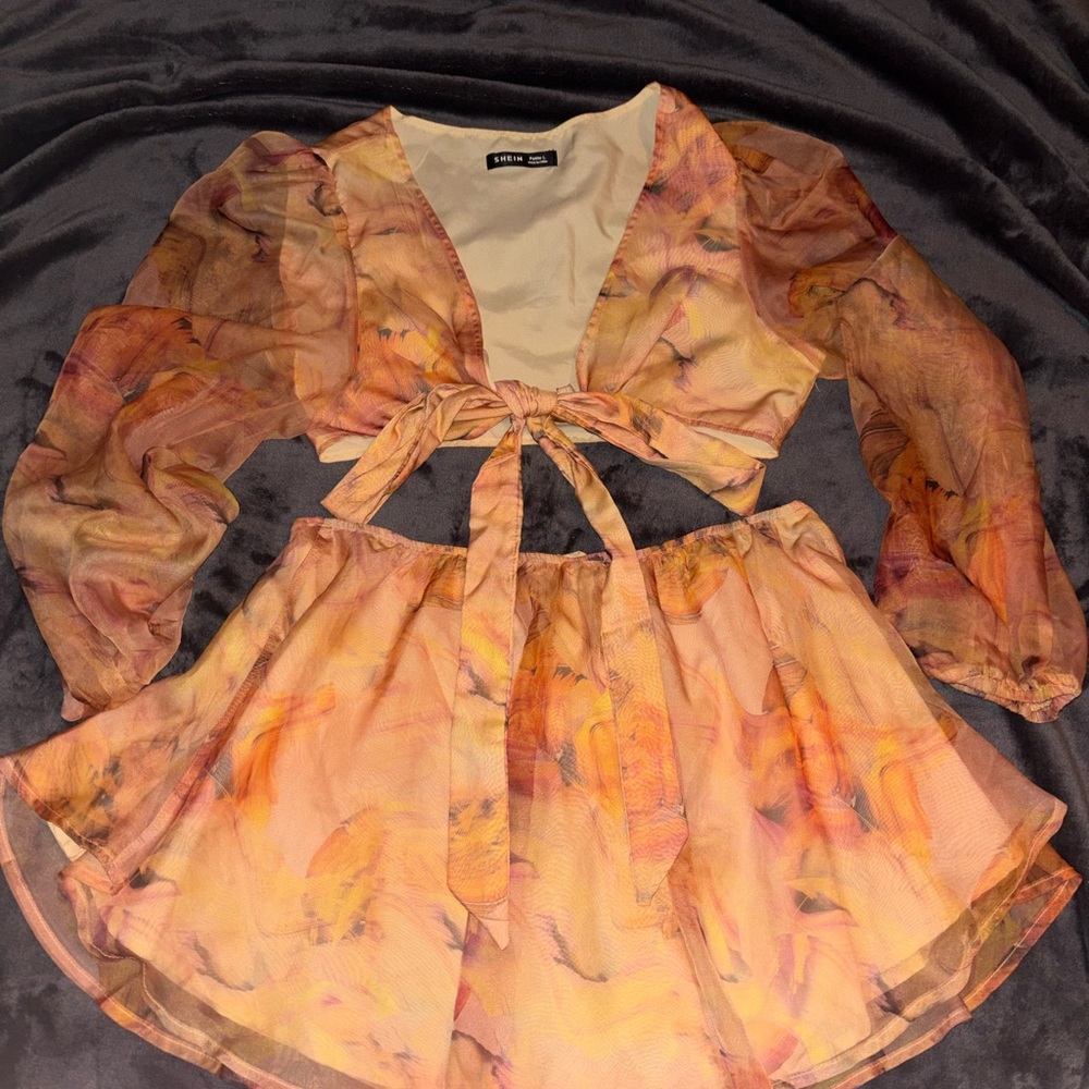 Floral Skirt Set